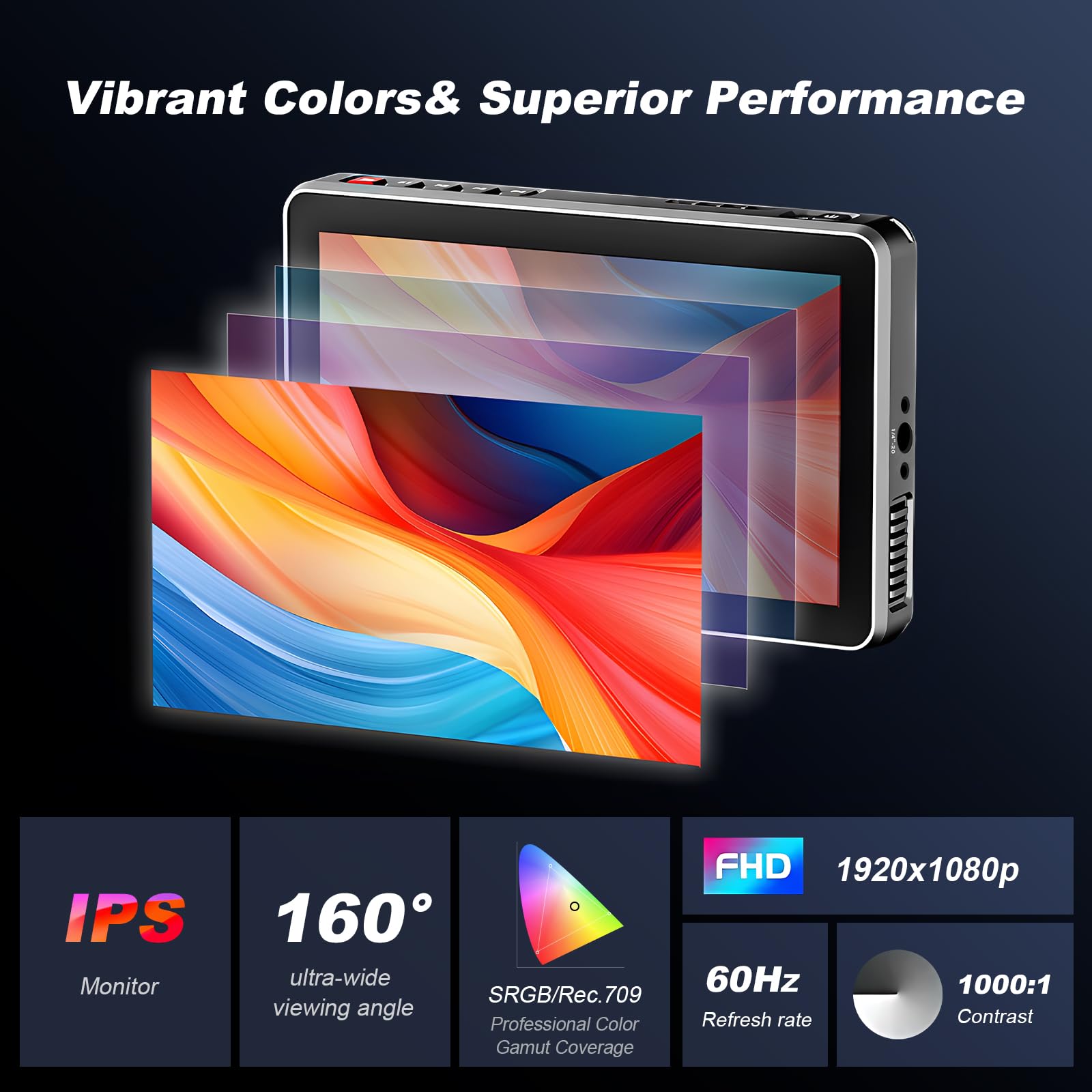 Amazon.co.jp: VILTROX DC-X3 6インチカメラフィールドモニター DCX3